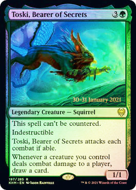 Toski, Bearer of Secrets - Foil - Prerelease Promo