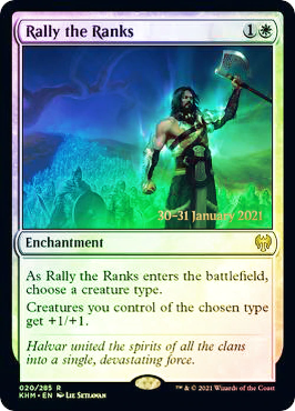 Rally the Ranks - Foil - Prerelease Promo