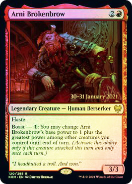 Arni Brokenbrow - Foil - Prerelease Promo