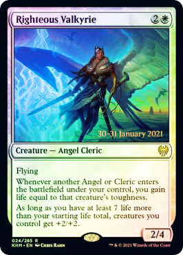 Righteous Valkyrie - Foil - Prerelease Promo