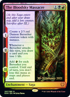 The Bloodsky Massacre - Foil - Prerelease Promo