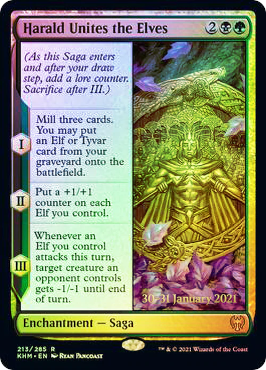 Harald Unites the Elves - Foil - Prerelease Promo