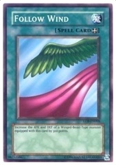 Follow Wind - LOB-098 - Common - Unlimited Edition (Spell Card)