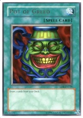 Pot of Greed - LOB-EN119 - Rare - Unlimited Edition (Spell Card)