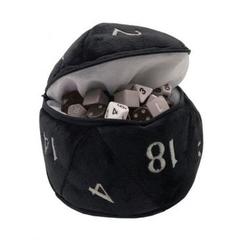 Ultra Pro - D20 Plush Dice Bag - Black