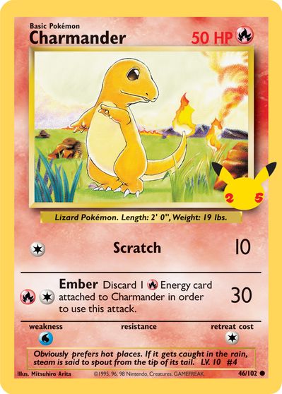 Charmander - 046/102 - First Partner Pack Promo