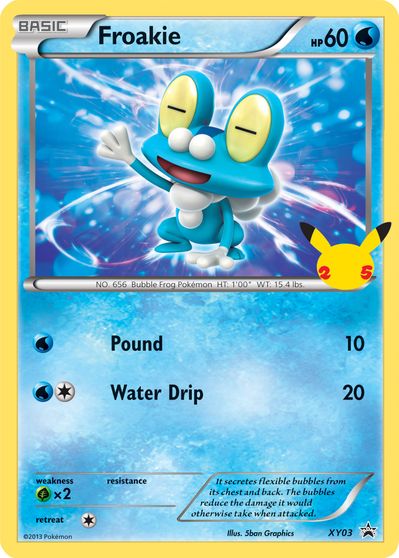 Froakie - XY03 - First Partner Pack Promo