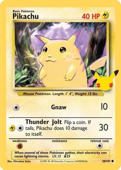 Pikachu - 058/102 - First Partner Pack Promo