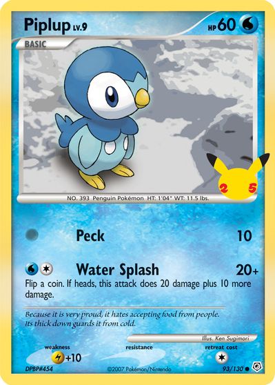 Piplup - 093/130 - First Partner Pack Promo