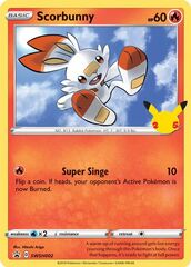 Scorbunny - SWSH002 - First Partner Pack Promo