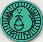 Chansey Collectible Coin - Green Mirror Holofoil (Generation 1)