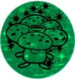 Vileplume Collectible Coin - Cardboard Green Coin (Generation 1)