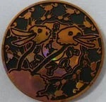 Doduo Collectible Coin - Brown Mirror Holofoil (Generation 1) Pokemon Card Fan Club