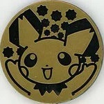 Pichu Collectible Coin - Yellow Non Holofoil (Generation 2)