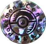 Pokmon Center Emblem Collectible Coin - Silver Splotch Holofoil (Generation 2)