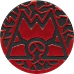 Team Magma Emblem Collectible Coin - Orange Non Holofoil (Generation 3)