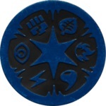 Energy Symbols Collectible Coin - Blue Non Holofoil (Generation 3)