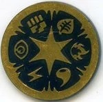 Energy Symbols Collectible Coin - Yellow Non Holofoil (Generation 3)