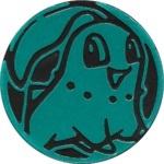 Chikorita Collectible Coin - Green Non Holofoil (Generation 3)