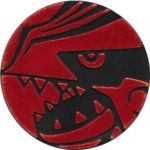 Groudon Collectible Coin - Red Non Holofoil (Generation 3)