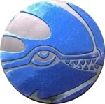 Kyogre Collectible Coin - Blue Non Holofoil (Generation 3)