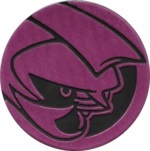 Palkia Collectible Coin - Pink Non Holofoil (Generation 4)