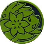 Shaymin Collectible Coin - Green Non Holofoil (Generation 4)