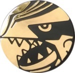 Groudon Collectible Coin - Gold Non Holofoil (Generation 4)