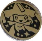 Jirachi Collectible Coin - Gold Non Holofoil (Generation 4)