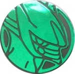 Arceus Collectible Coin - Green Mirror Holofoil (Generation 4)