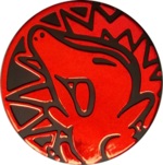 Cyndaquil Collectible Coin - Red Non Holofoil (Generation 4)