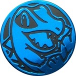 Totodile Collectible Coin - Blue Non Holofoil (Generation 4)