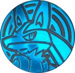 Lucario Collectible Coin - Blue Non Holofoil (Generation 4)
