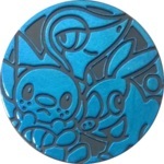 Snivy, Tepig, and Oshawott Collectible Coin - Blue Mirror Holofoil (Generation 5)