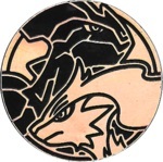 Reshiram and Zekrom Collectible Coin - Bronze Rainbow Holofoil (Generation 5)