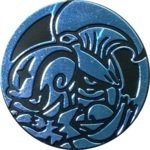 Escavalier and Accelgor Collectible Coin - Blue Glitter Holofoil (Generation 5)