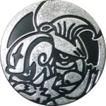 Escavalier and Accelgor Collectible Coin - Silver Glitter Holofoil (Generation 5)