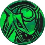 Rayquaza Collectible Coin - Emerald Cracked Ice Holofoil (Generation 5)