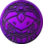 Genesect Collectible Coin - Purple Mirror Holofoil (Generation 5)