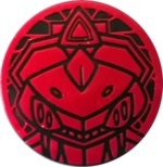 Genesect Collectible Coin - Red Mirror Holofoil (Generation 5)