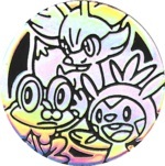 Chespin, Fennekin, and Froakie Collectible Coin - Silver Sheen Holofoil (Generation 6)