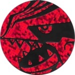 Groudon Collectible Coin - Red Speckle Holofoil (Generation 6)