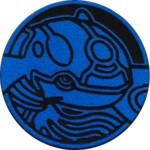 Primal Kyogre Collectible Coin - Blue Rainbow Holofoil (Generation 6)