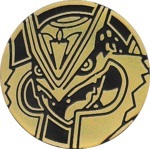 Mega Rayquaza Collectible Coin - Gold Rainbow Holofoil (Generation 6)