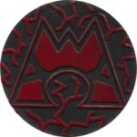 Team Magma Emblem Collectible Coin - Red Mirror Holofoil (Generation 6)