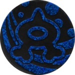 Team Aqua Emblem Collectible Coin - Blue Confetti Holofoil (Generation 6)