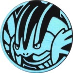 Mega Swampert Collectible Coin - Blue Rainbow Holofoil (Generation 6)