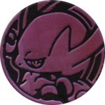 Mega Mewtwo Collectible Coin - Pink Rainbow Holofoil (Generation 6)