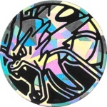 Mega Gyarados Collectible Coin - Silver Cracked Ice Holofoil (Generation 6)