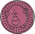 Chansey Collectible Coin - Pink Non Holofoil (Generation 6)